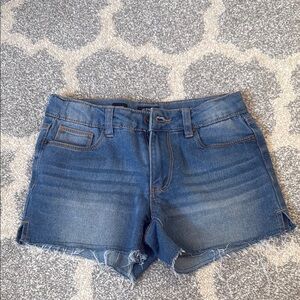 Hudson Jeans Blue Denim Cut-Off Shorts